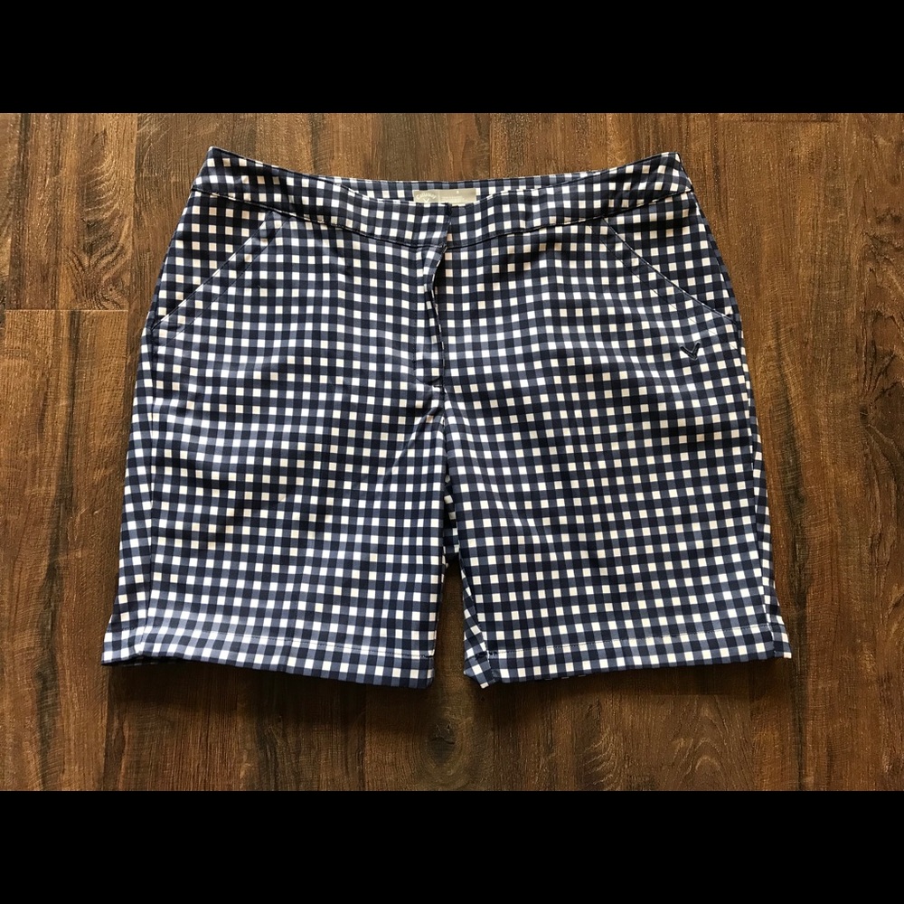 {Callaway} Gingham Golf Shorts